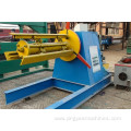 5 tons hydraulic decoiler with feeding car